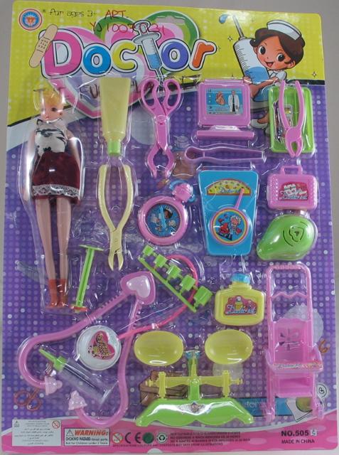 Doll and accessory set "Doctor"