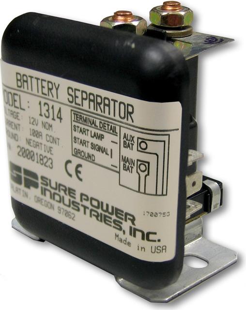 Vehicle battery separator "Surepower Battery Separ
