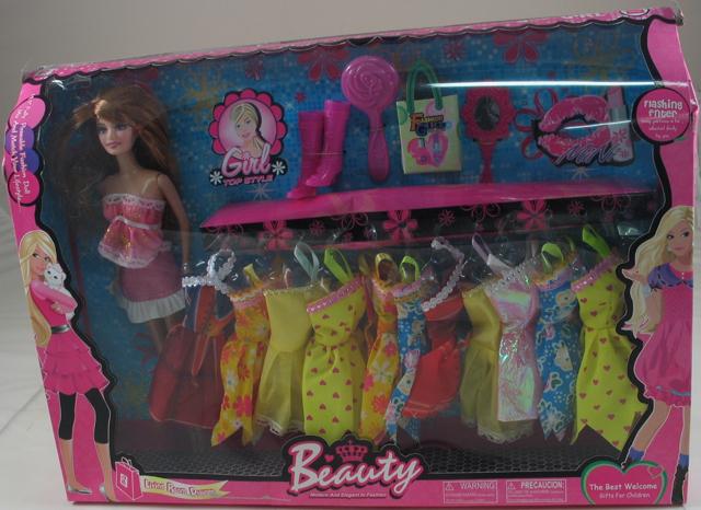Doll and accessory set "Girl Top Style"