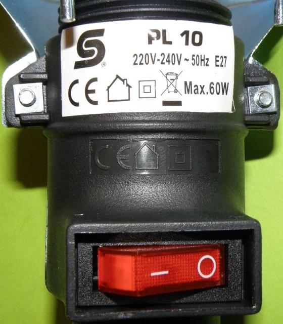 Portable work lamp