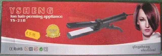 Hair straightener "Ion Hair-Perming Appliance"