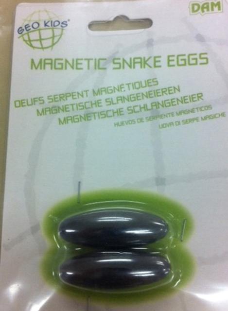 Magnetic snake eggs