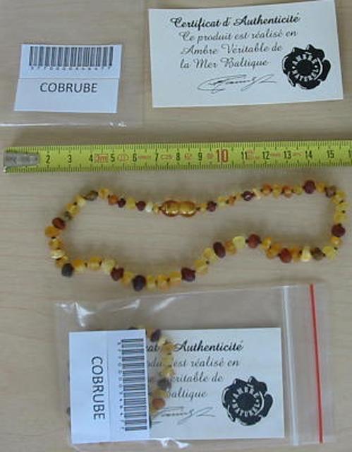 Amber baby necklace