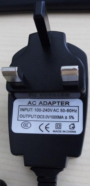 Mains adaptor "AC Adaptor"