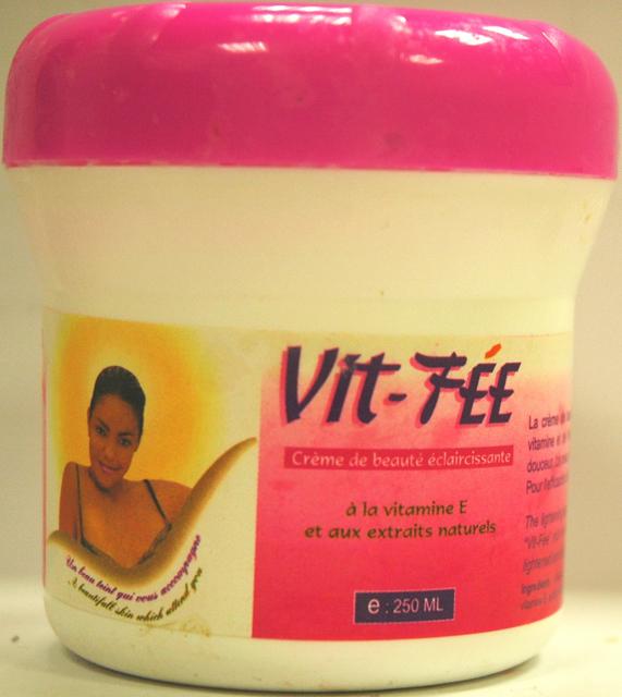 Skin lightening product "Crème de beauté éclaircis