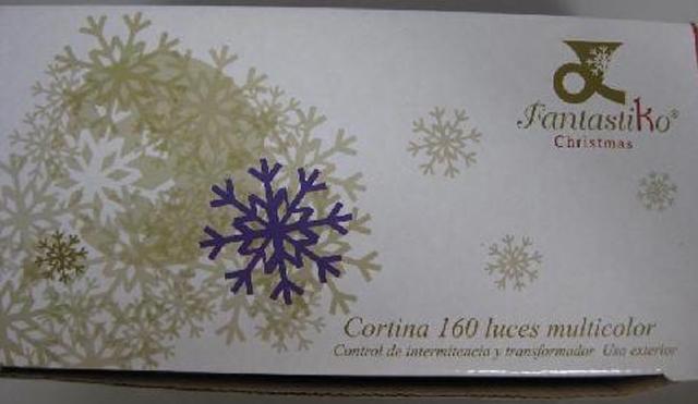 Lighting chain "Cortina 160 Luces Multicolor"