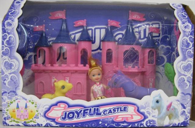 Dolls with ponies "Joyful Castle"