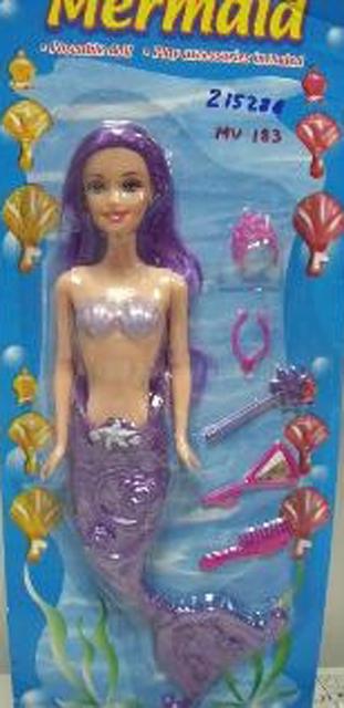 Dolls 1) Fairy Girl, 2) Fairy Girl, 3) Mermaid, 4)