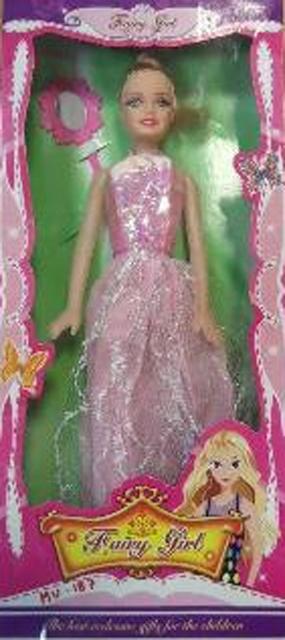 Dolls 1) Fairy Girl, 2) Fairy Girl, 3) Mermaid, 4)