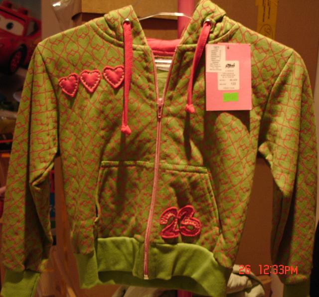 Children's sweatshirt jacket
