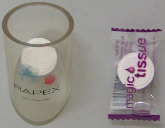Wet wipes "Compressed wet wipes"