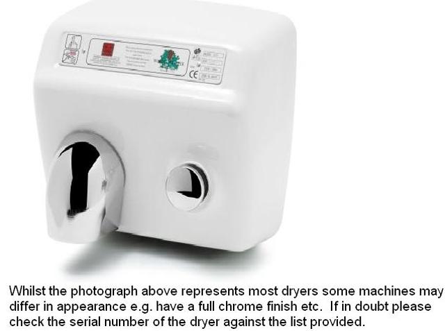 Hand dryer "Universal Nozzle A48 Hand Dryer"