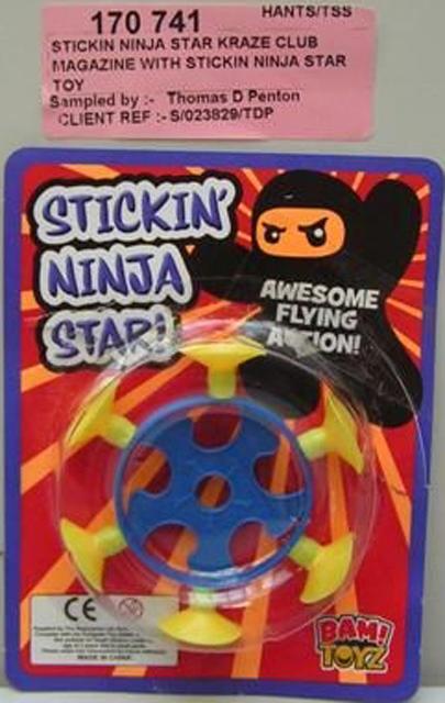 Flying disc "Stickin' Ninja Star"