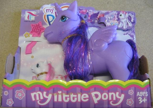 Plastic pony "My Little Pony" <font color="#ff0000