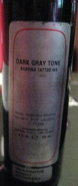 Tattoo ink "Makkuro Sumi Dark Gray Tone black tatt