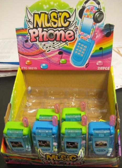 Toy mobile phone with sweets "Music phone"