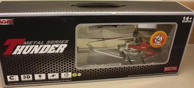 Radio-controlled toy helicopter "Thunder Metal Ser
