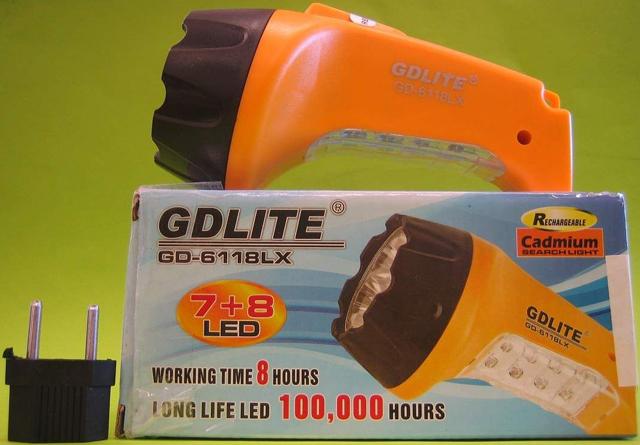 Rechargeable torch "Rechargeable Cadmium Searchlig