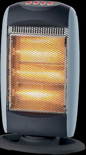 Electric heater1) Halogen Heater 1200W 2)