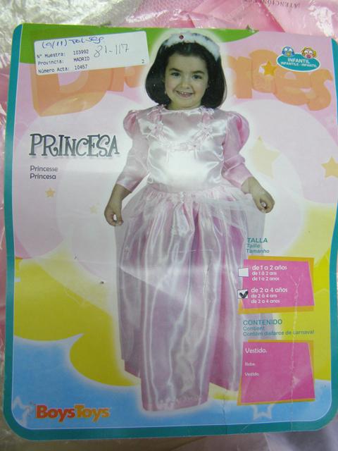 Princess costume "Disfraz De Princesa" (princess c