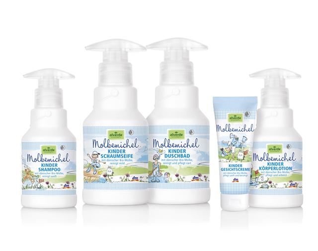 Children's shampoo, foam soap, gel, cream and loti