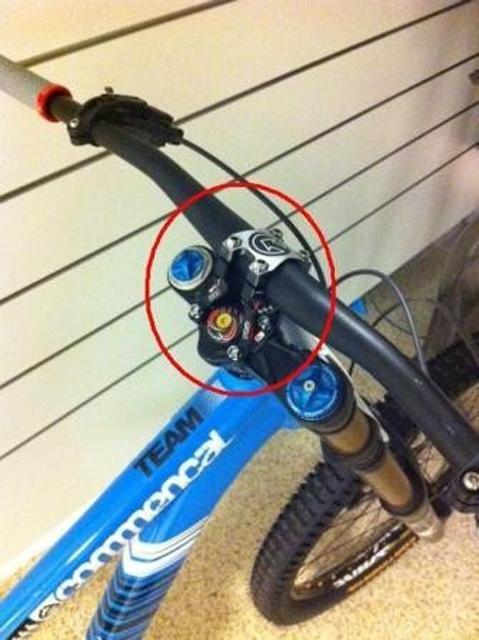 Bicycle handlebar stem "Athertons"
