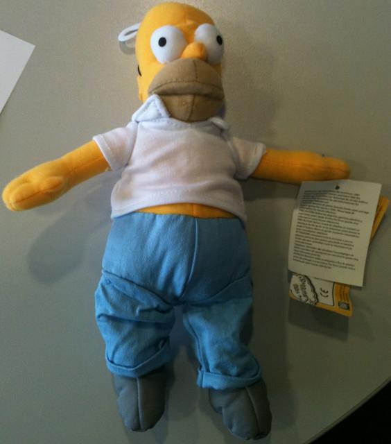 Soft toy "Homer", "The Simpsons" collection