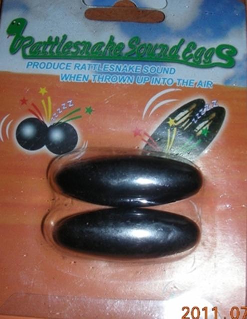 Magnetic eggs "Rattlesnake Sound Egg"