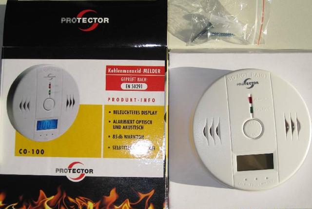 Carbon monoxide detector "Kohlenmonoxid-Melder"