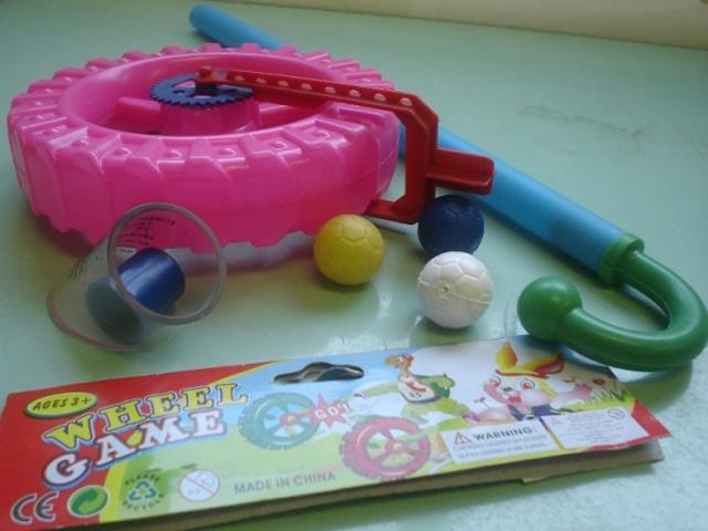 Push-along toy "Wheel Game"