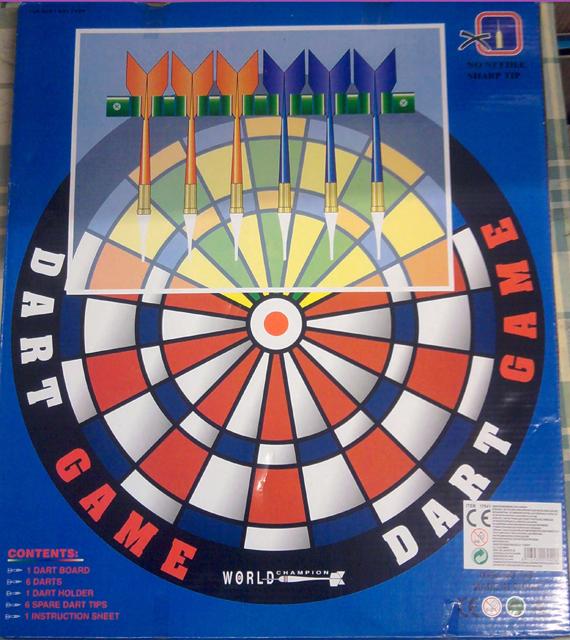 Dart game Dartboard with Six Darts “Dart Game-Amus