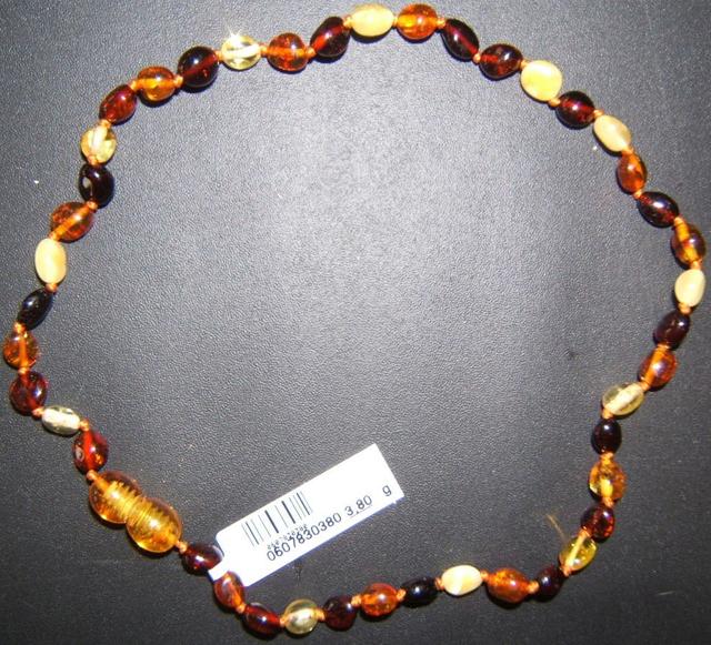 Amber baby necklace