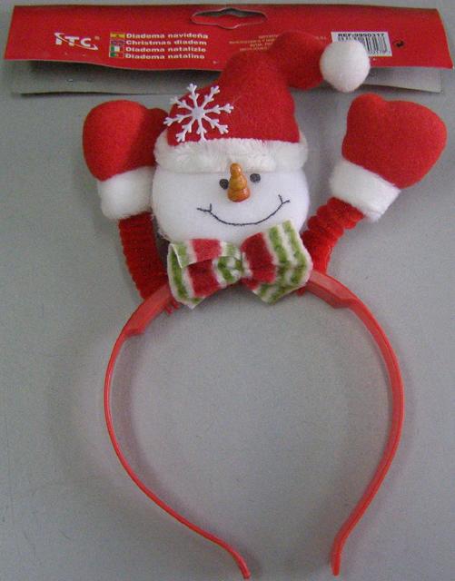 Christmas headband with lights (diadema navideña c