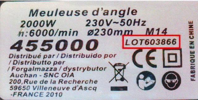 Angle grinder