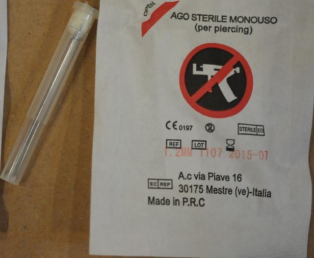 Piercing and tattooing needles