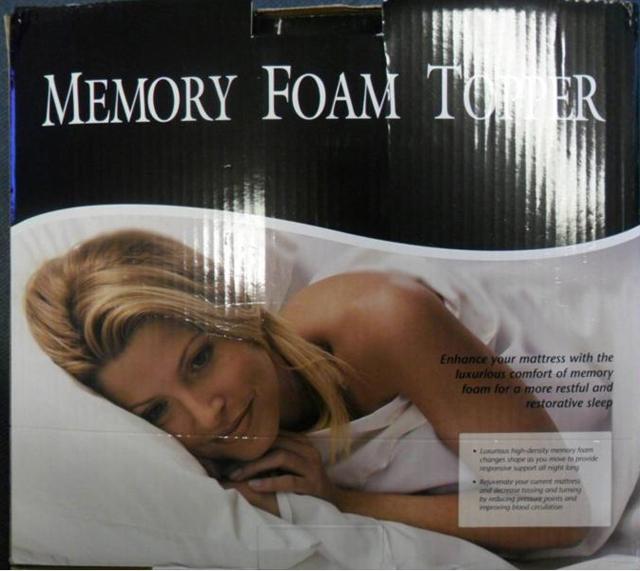 Mattress cover Memory foam topper