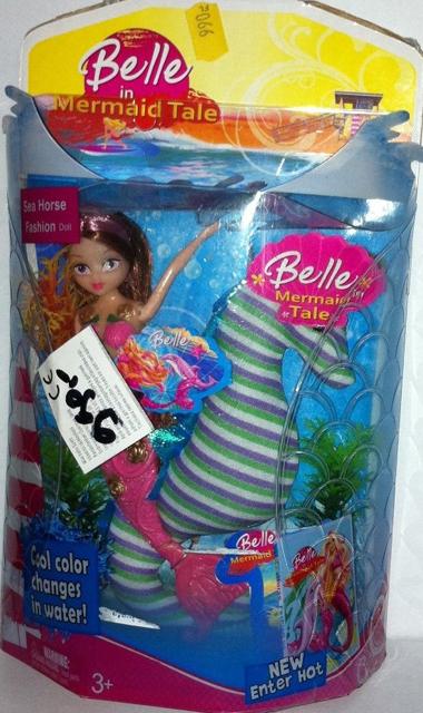 Doll with accessories "Belle in Mermaid Tale"