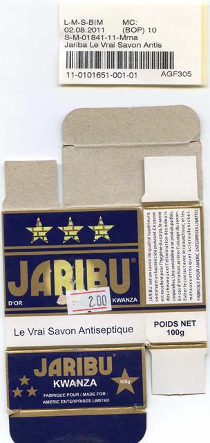 Soap Jaribu Le Vrai Savon Antiseptique (Jaribu The