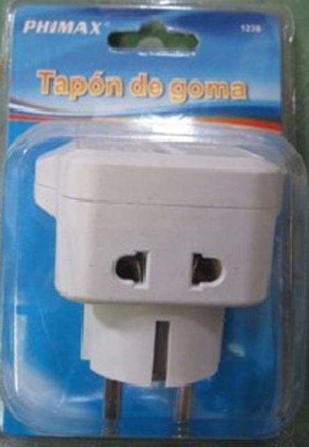 Plug adaptor "Tapon de Goma"