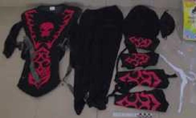 Fancy-dress costume "Ninja Rojo" ("red ninja")