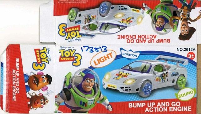 Plastic toy car