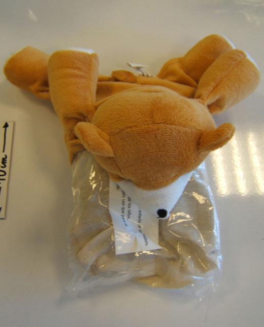 Hot water bottle in the shape of a teddy bear