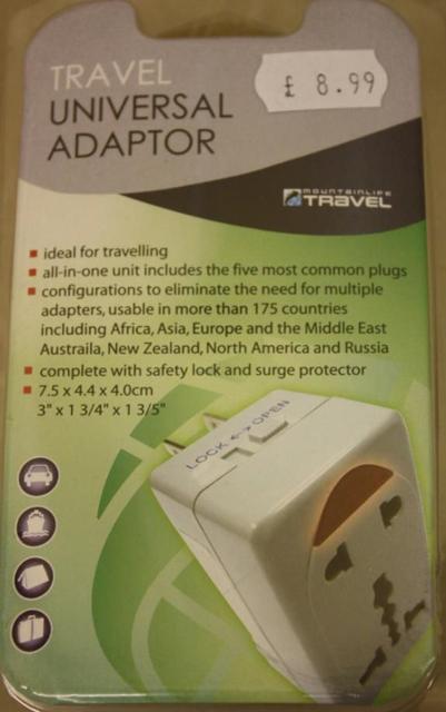 Travel adaptor "Travel Universal Adaptor"