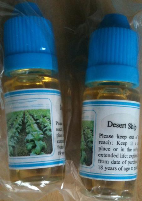 Liquid for electronic cigarette"Desert ship"
