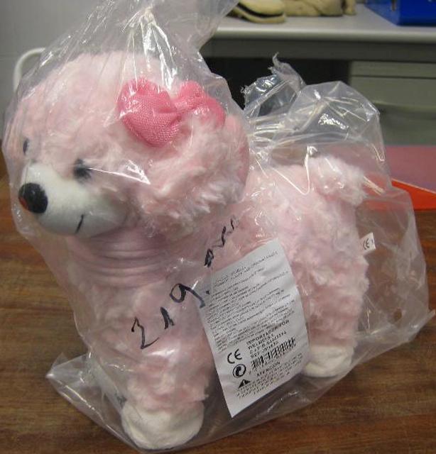 Puppy cuddly toy