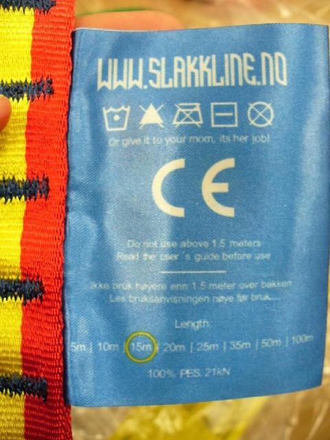 Slackline set