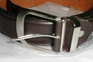 Men's leather belt