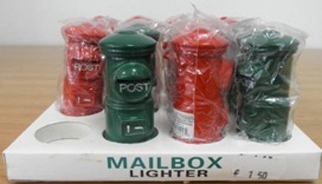 Novelty lighters1. Mailbox Lighter2.