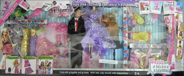 Dolls with accessories "Happy Fashion Beautiful Gi