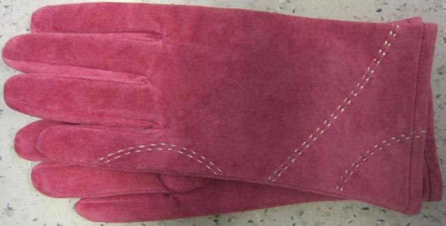 Ladies' suede gloves "3593G"